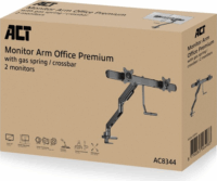 ACT AC8344 17"-32" LCD TV / Monitor Asztali Tartó Kar - Fekete (2 kijelző)