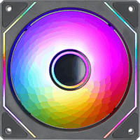 Formula Floe 12BK ARPW 120mm ARGB LED PWM Rendszerhűtő ventilátor - Fekete