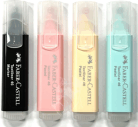 Faber-Castell Glassy 1-5mm Szövegkiemelő készlet - Vegyes színek (4 db / csomag)