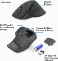 ACT AC5151 RF Wireless Optikai Egér - Fekete