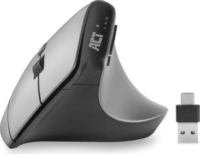 ACT A5155 Ergonomikus Bluetooth + RF Wireless Egér - Fekete / Szürke