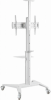 Gembird TVS-70T-02-W 37"-70" LCD TV / Monitor Gurulós Padló Tartó Állvány - Fehér