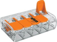 WAGO 221-615 Vezetékösszekötő 5-leágazás 41A / 450V (15 db/csomag)