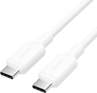 Vention USB Type-C 2.0 Apa - USB Type-C 2.0 Apa Adat és Töltőkábel 2m - Fehér