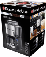 Russell Hobbs Grind & Brew Filteres Kávéfőző 1000W - Fekete / Ezüst