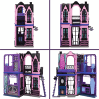 Mattel JBF16 Monster High Szörnyszálló babaház 13+ kiegészítővel
