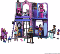 Mattel JBF16 Monster High Szörnyszálló babaház 13+ kiegészítővel