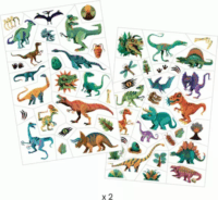 Djeco Tetováló matricák csomag - Dinó klub