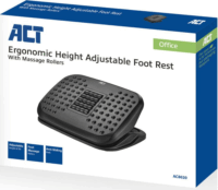 ACT AC8020 Ergonomikus Lábtartó Masszázsgörgőkkel 45 x 34 cm - Fekete