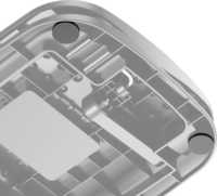 ACT AC8020 Ergonomikus Lábtartó Masszázsgörgőkkel 45 x 34 cm - Fekete
