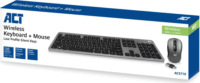 ACT AC5710 Wireless Slim Billentyűzet + Egér (US) - Fekete / Szürke