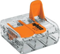 Wago 221-613 Vezetékösszekötő 3-leágazás 41A / 450V (30 db/csomag)