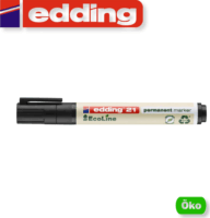 Edding EcoLine 21 1.5 - 3 mm Permanent Marker - Fekete