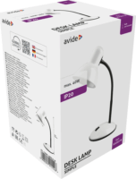 Avide ABDLS-W Asztali Lámpa E27/ 40W / 39 cm - Fehér