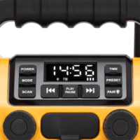 Sal BTWORKPRO Bluetooth hordozható munka- és szabadidő hangszóró 20W - Fekete / Narancs