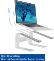 ACT AC8130 Ergonomikus 15,6" Alumínium Laptop Asztali Állvány - Fehér
