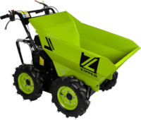 Zipper ZI-RD300 Benzinmotoros Mini Dömper max 300kg - Fekete / Zöld