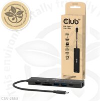 Club 3D CSV-2553 Multifunkciós USB-C 7 port HUB 100W