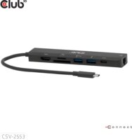 Club 3D CSV-2553 Multifunkciós USB-C 7 port HUB 100W