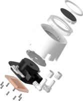 ID-Cooling FX360 TD 360mm ARGB All In One Univerzális CPU Vízhűtés - Fehér