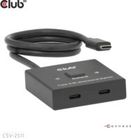 Club 3D CSV-2511 2 port USB-C HUB 100W