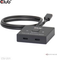 Club 3D CSV-2511 2 port USB-C HUB 100W