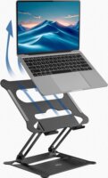 ACT AC8140 Összecsukható / Állítható 15.6" Laptop tartó Alumínium Állvány - Fekete
