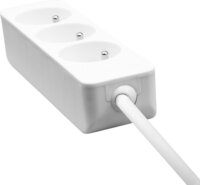 Akyga AK-SP-03C 230V 3DIN Hálózati Elosztó 3 aljzatos 1,5m - Fehér