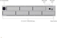 Ubiquiti UniFi UNAS-Pro 7x SSD/HDD 2U Rack NAS hálózati adattároló