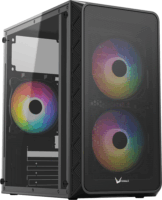 Formula Air Mesh G4 Mini Torony Számítógépház + 1db 120mm ventilátor - Fekete