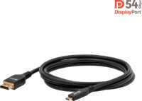 Club 3D CAC-1563 USB-C apa - DisplayPort 2.1 apa Átalakító kábel 2m - Fekete