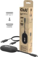 Club 3D CSV-2570 USB-C - HDMI Vezeték nélküli Átalakító 25m - Fekete