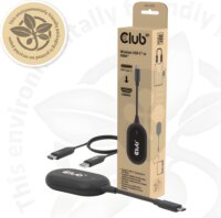 Club 3D CSV-2570 USB-C - HDMI Vezeték nélküli Átalakító 25m - Fekete