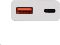 Akyga USB-A / USB-C Hálózati Gyorstöltő Adapter 30W - Fehér