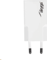 Akyga USB-A / USB-C Hálózati Gyorstöltő Adapter 30W - Fehér