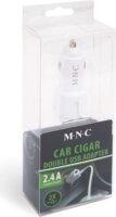 M.N.C 54931WH Autós Szivargyújtó adapter 2 x USB - Fehér