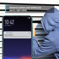 TP-LINK Tapo C210P2 Smart WiFi 360° Forgatható Okos IP Kamera (2db) - Fehér