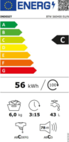 Indesit BTW S60400 EU N Felültöltős Mosógép - Fehér