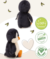 Nici Green Peppi, a pingvin plüssfigura 25 cm
