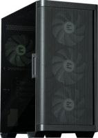 Zalman M4 Mini Torony Számítógépház + 4db 120mm ventilátor - Fekete