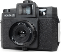 Holga 120GCFN Analóg Középformátumú Fényképezőgép - Fekete
