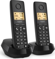 Gigaset Pure 100 Duo Wireless DECT Asztali telefon - Fekete