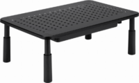Gembird MS-TABLE-D-01 Monitor Asztali Tartó Állvány fiókkal - Fekete