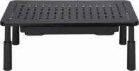 Gembird MS-TABLE-D-01 Monitor Asztali Tartó Állvány fiókkal - Fekete