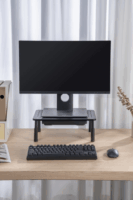 Gembird MS-TABLE-D-01 Monitor Asztali Tartó Állvány fiókkal - Fekete