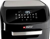 Alpina 19568 AirFryer Forrólevegős Sütő 12L 1800W - Fekete