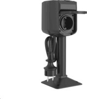 Woox R6079 Smart Home Kültéri Dupla Csatlakozó aljzat - Fekete