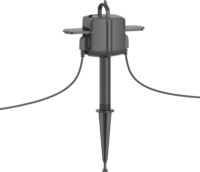 Woox R6079 Smart Home Kültéri Dupla Csatlakozó aljzat - Fekete