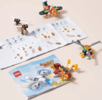 Deli DEY031 Repülők 12 darabos építő készlet - Többféle