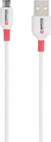 Skross Microcable USB-A Apa - Micro USB-C Apa 2.0 Adat és Töltőkábel 1,2m - Fehér